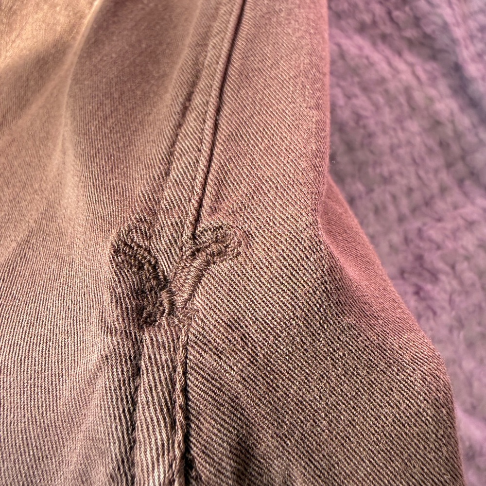 American Eagle Dusty Rose Boyfriend Fit Shirt - Picture 5 of 8